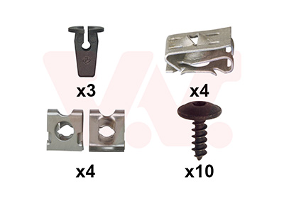 Montageset, achterscherm Van Wezel 4941796