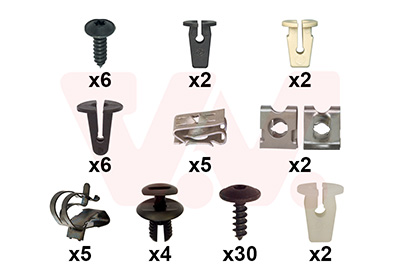 Montageset, bumper Van Wezel 4946794