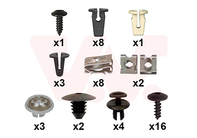 Montageset, achterscherm Van Wezel 4946796
