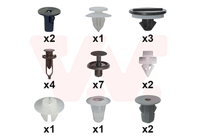 Montageset, achterscherm Van Wezel 5437796