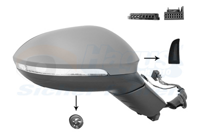 Buitenspiegel Van Wezel 5713828