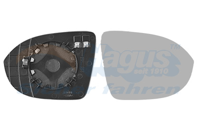 Buitenspiegelglas Van Wezel 5715838