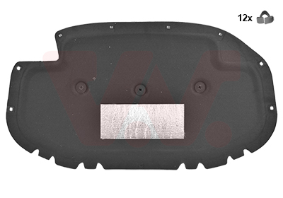 Motorbescherm plaat Van Wezel 5775460