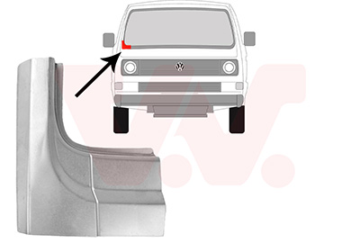 Voorruitframe Van Wezel 5870152