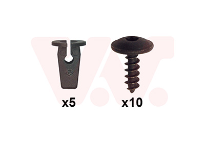 Montageset, bumper Van Wezel 7629793