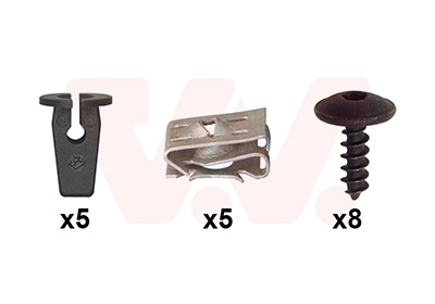 Montageset, achterscherm Van Wezel 7629796