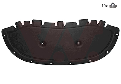 Motorbescherm plaat Van Wezel 7643460