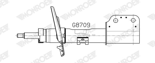 Schokdemper Monroe G8709