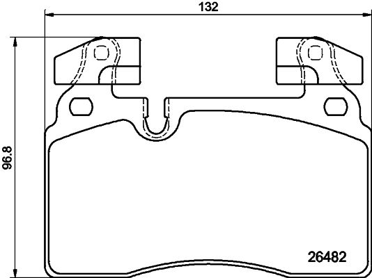 Remblokset Textar 2648201