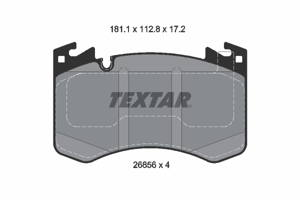 Remblokset Textar 2685601