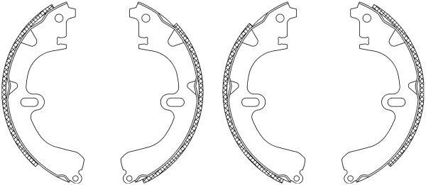 Remschoen set Textar 83032500