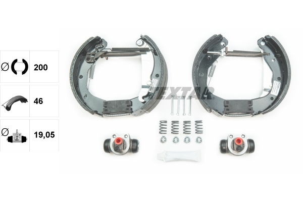 Remschoen set Textar 84033101