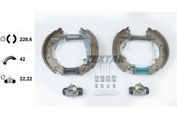 Remschoen set Textar 84033800