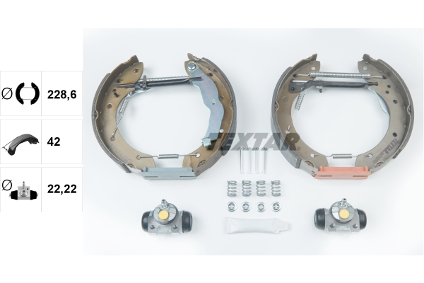 Remschoen set Textar 84050001