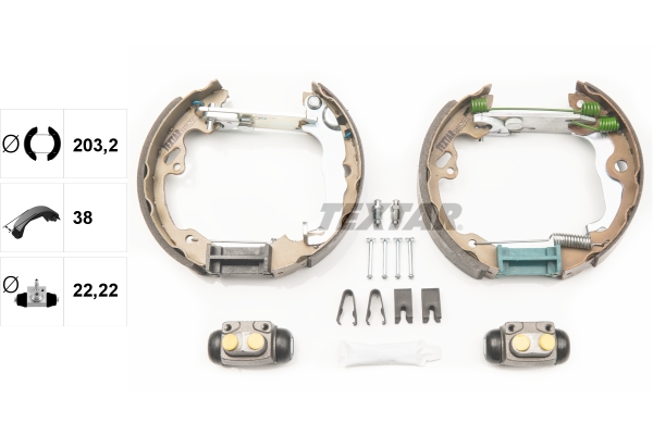 Remschoen set Textar 84052501