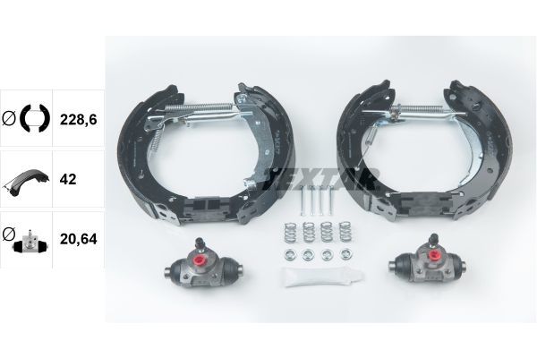 Remschoen set Textar 84053900