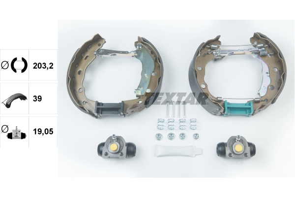 Remschoen set Textar 84056400