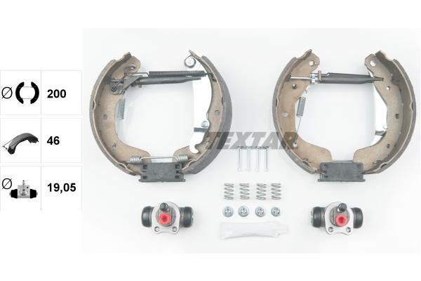 Remschoen set Textar 84058200