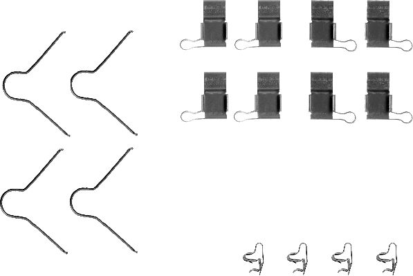 Rem montageset Textar 82048300