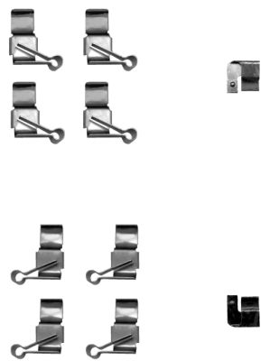 Rem montageset Textar 82509200
