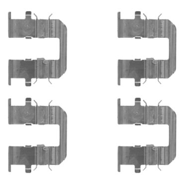 Rem montageset Textar 82512600