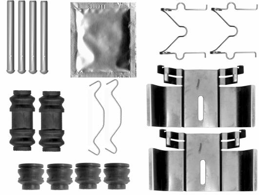 Rem montageset Textar 82544700