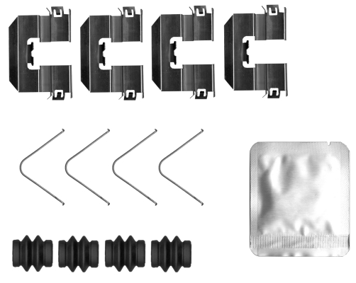 Rem montageset Textar 82550000