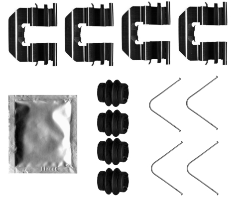 Rem montageset Textar 82550600