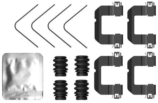 Rem montageset Textar 82553400