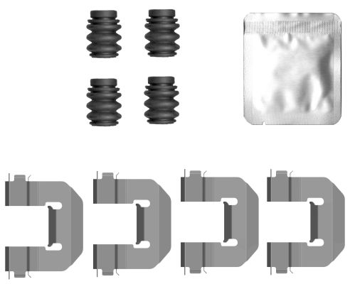 Rem montageset Textar 82557600