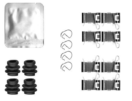 Accessoireset, schijfremblok Textar 82562900