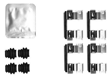 Accessoireset, schijfremblok Textar 82563700