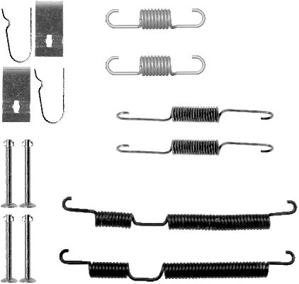 Rem montageset Textar 97031700