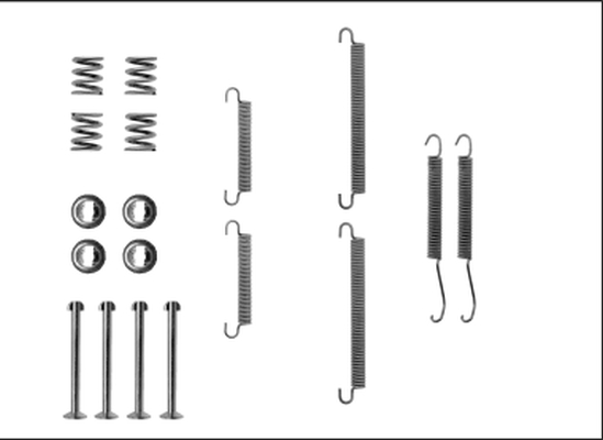 Rem montageset Textar 97040600