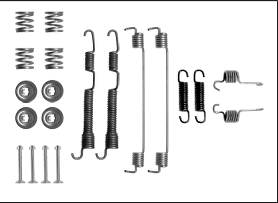 Rem montageset Textar 97042200