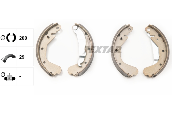 Remschoen set Textar 91033000