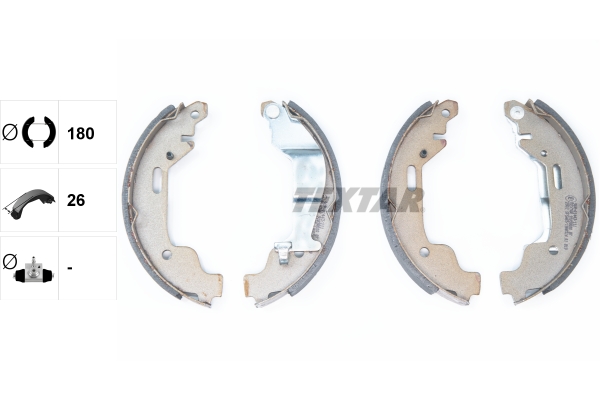 Remschoen set Textar 91058000