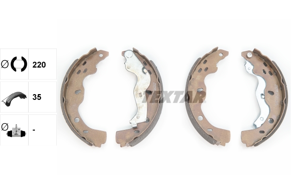 Remschoen set Textar 91067500