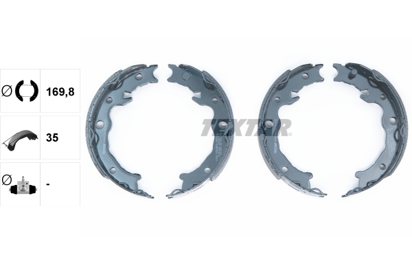 Remschoen set Textar 91080500