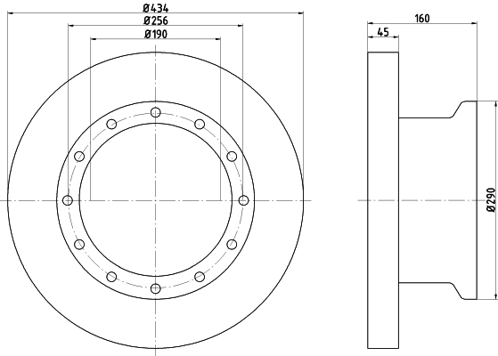 Remschijven Textar 93105100