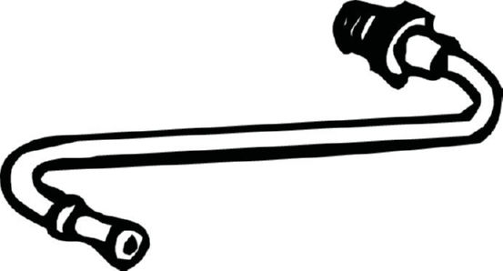 Drukleiding voor druksensor roetfilter Bosal 000-073