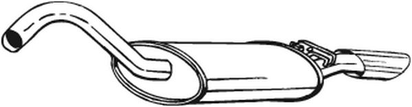 Achterdemper Bosal 105-119