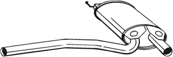 Middendemper Bosal 105-165