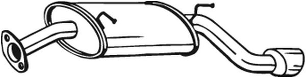 Achterdemper Bosal 128-003