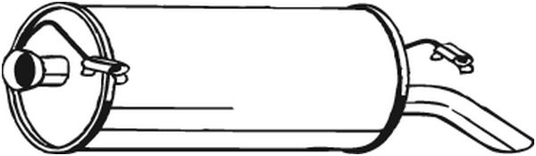 Achterdemper Bosal 135-599