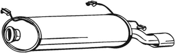 Achterdemper Bosal 135-863