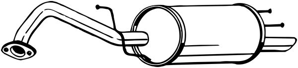 Achterdemper Bosal 141-009