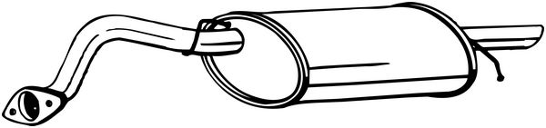 Achterdemper Bosal 141-195