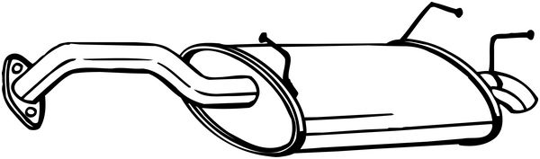 Achterdemper Bosal 145-109