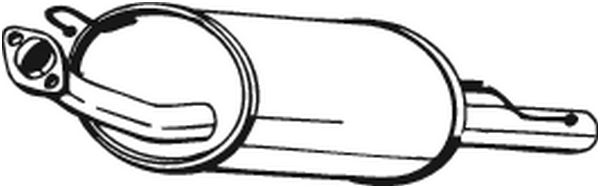 Achterdemper Bosal 145-341